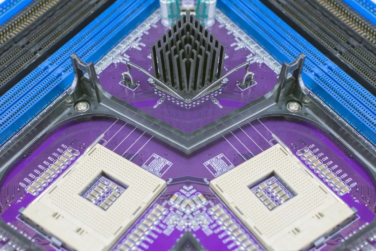 Gaming PC with RGB lighting open for component diagnosis and repair