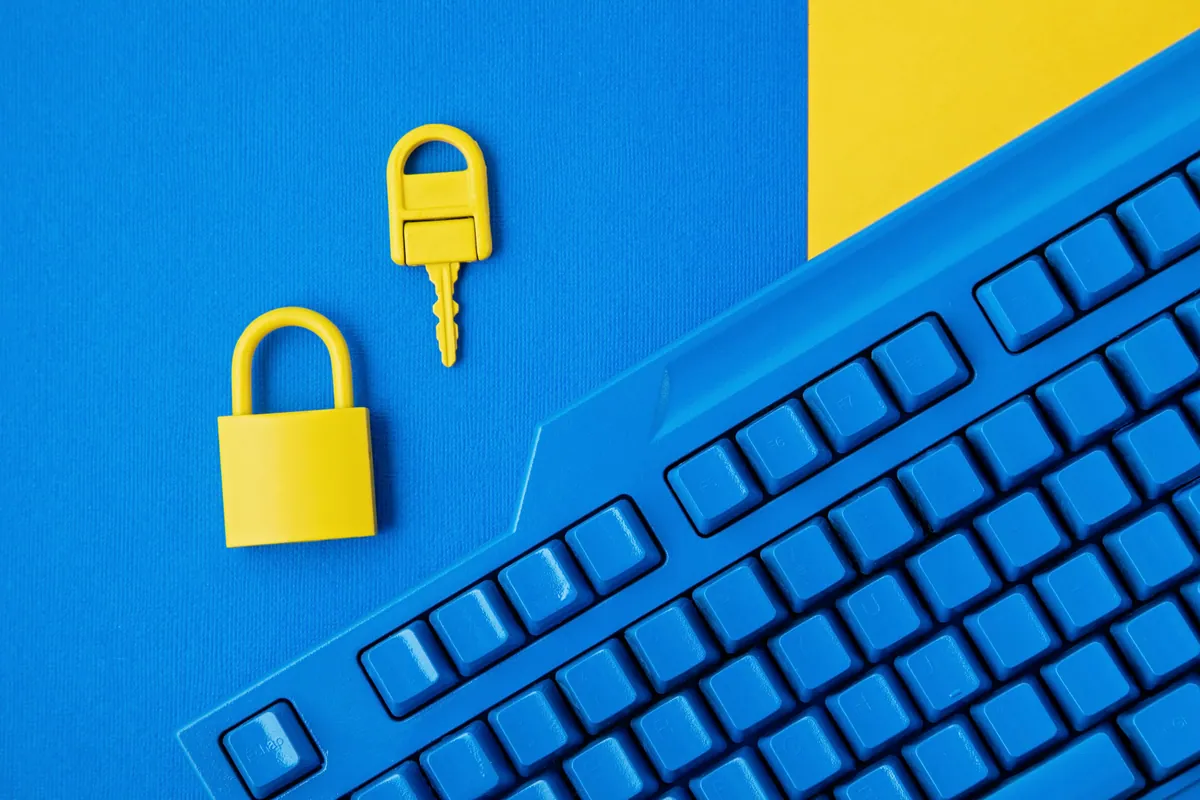Data and information security concept