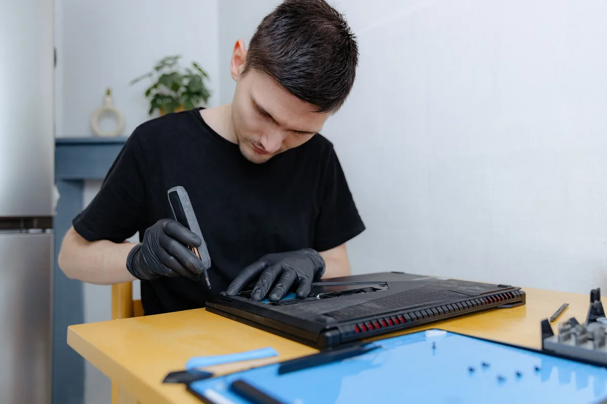 Laptop performance and maintenance check
