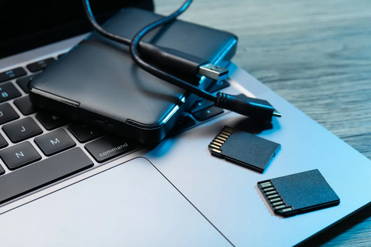SD memory cards and storage drives