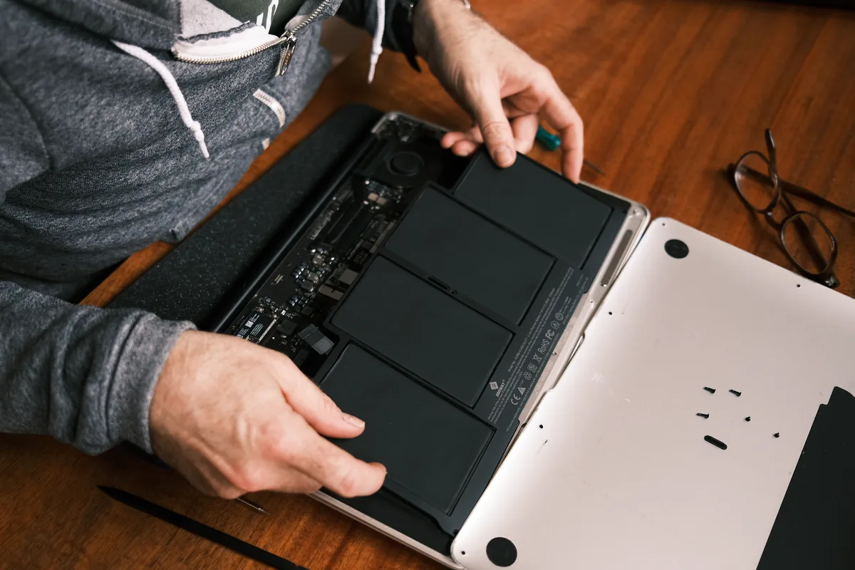 Technician-style computer diagnostics representing a PC health check