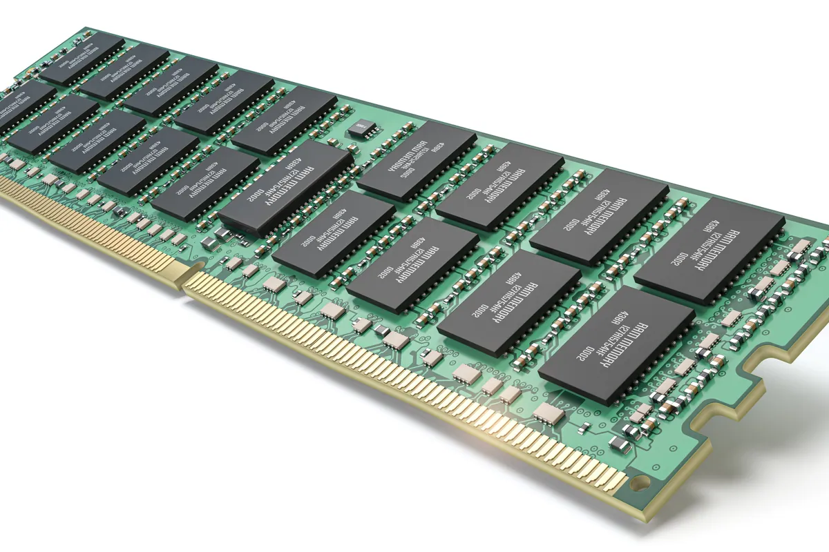 A DDR RAM computer memory module